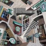 [Starbucks-Escher Photo]
