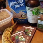 [chocolate smoothie ingredients photo]