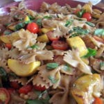[squash pasta in bowl photo]