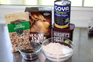 black bean brownie ingredients photo 300x200