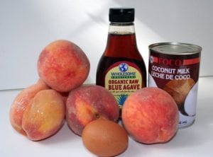 peach dessert ingredients 300x222