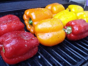 peppers on grill photo 300x225