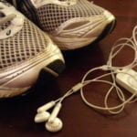 [shoes and ipod photo]