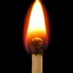 [burning match image]