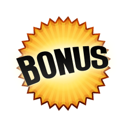 Bonus Burst Badge Orange 