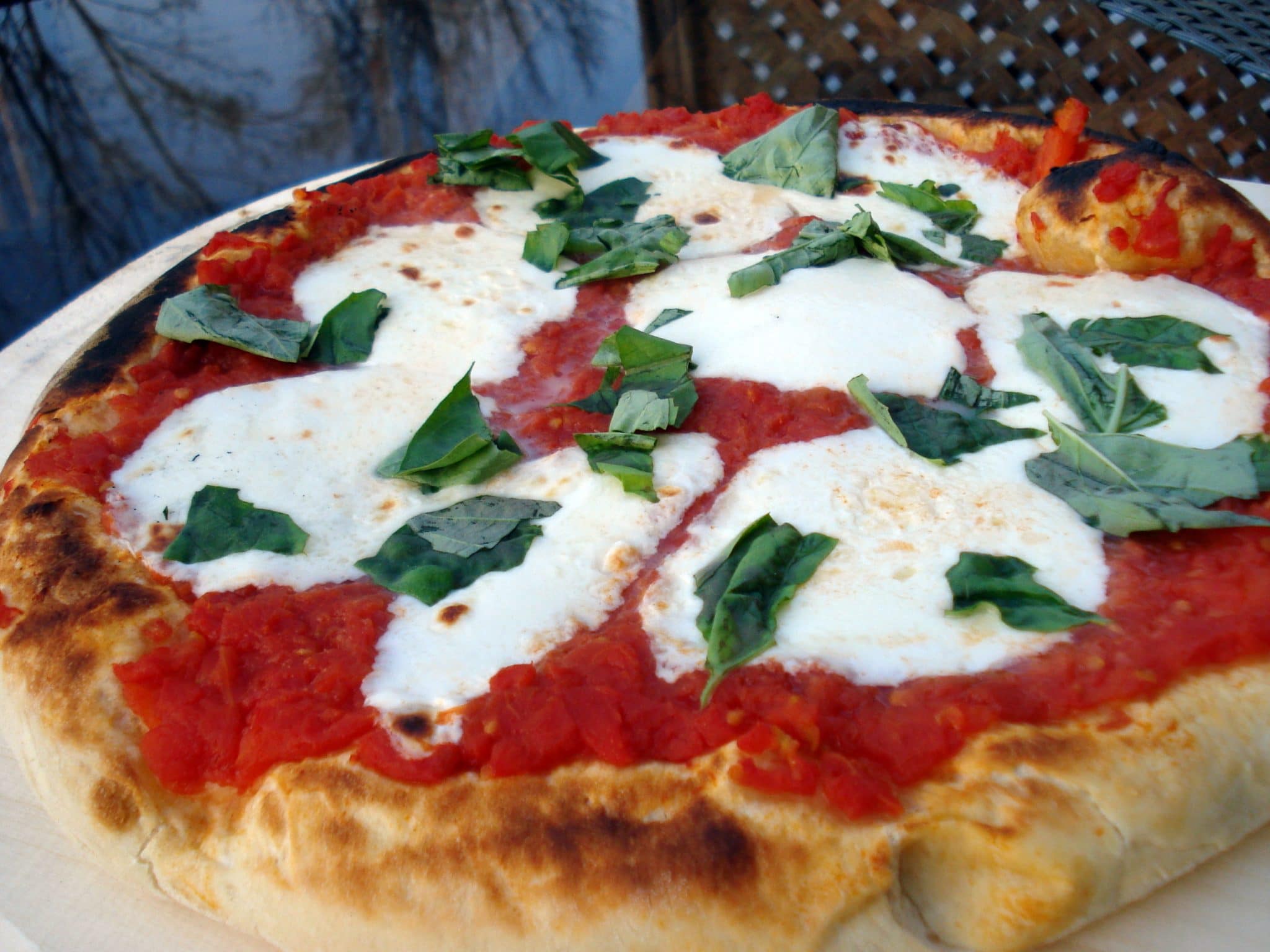 Freshly cooked  Classic Margherita Pizza