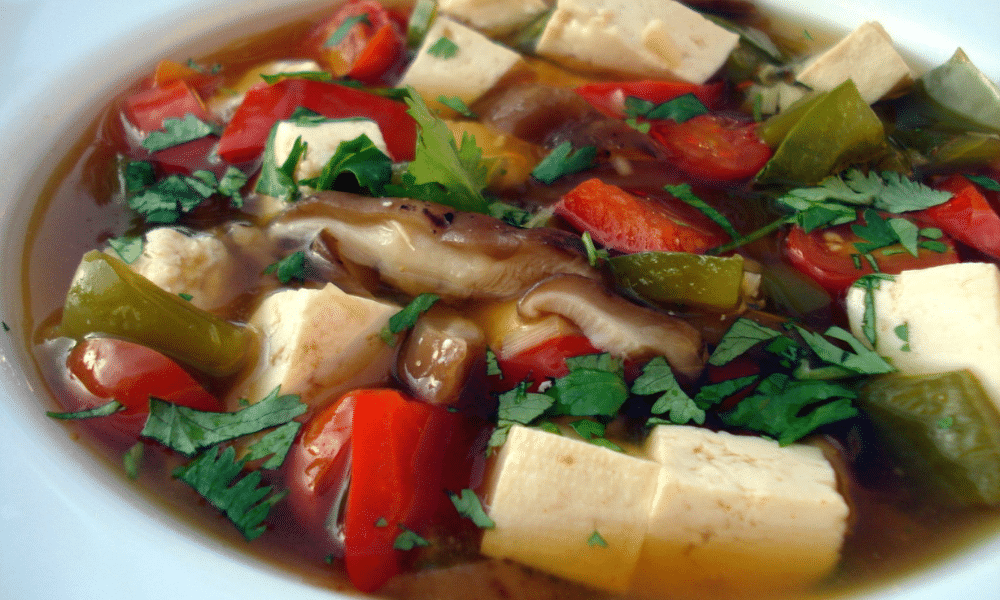 A Vegetarian Thai Lemongrass Soup Recipe
