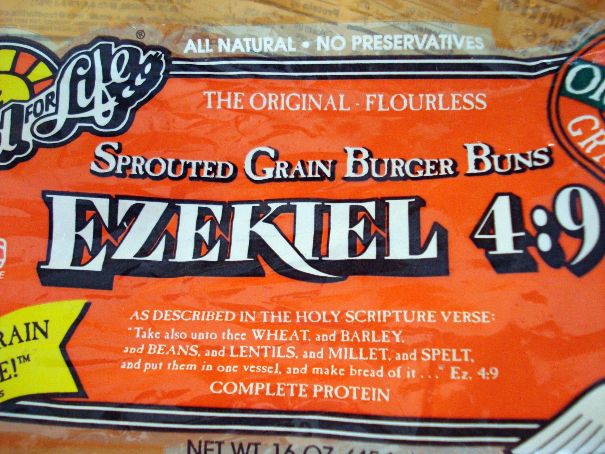 Picture of loaf of Ezekiel bread