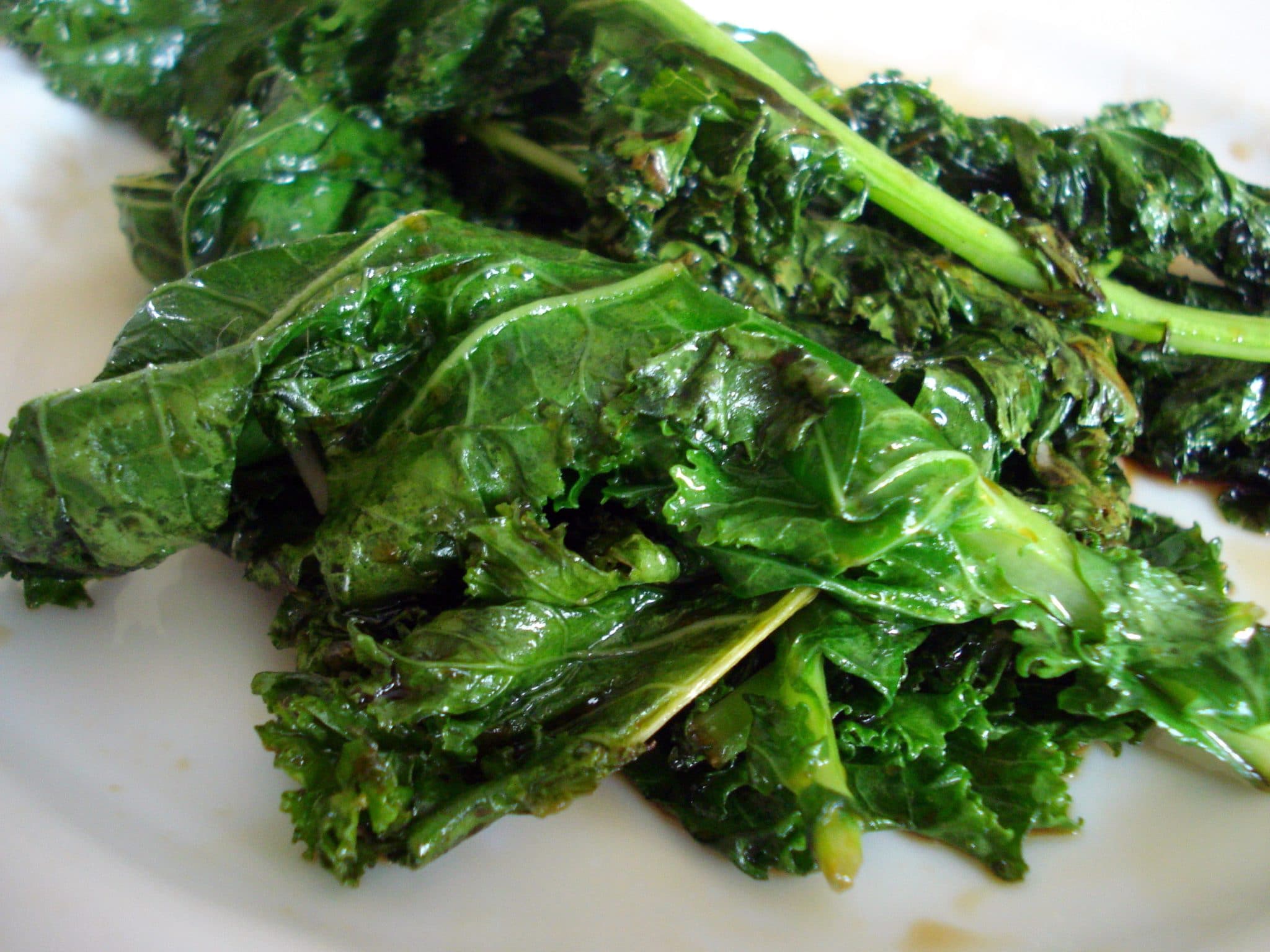 Sauteed, wilted, kale