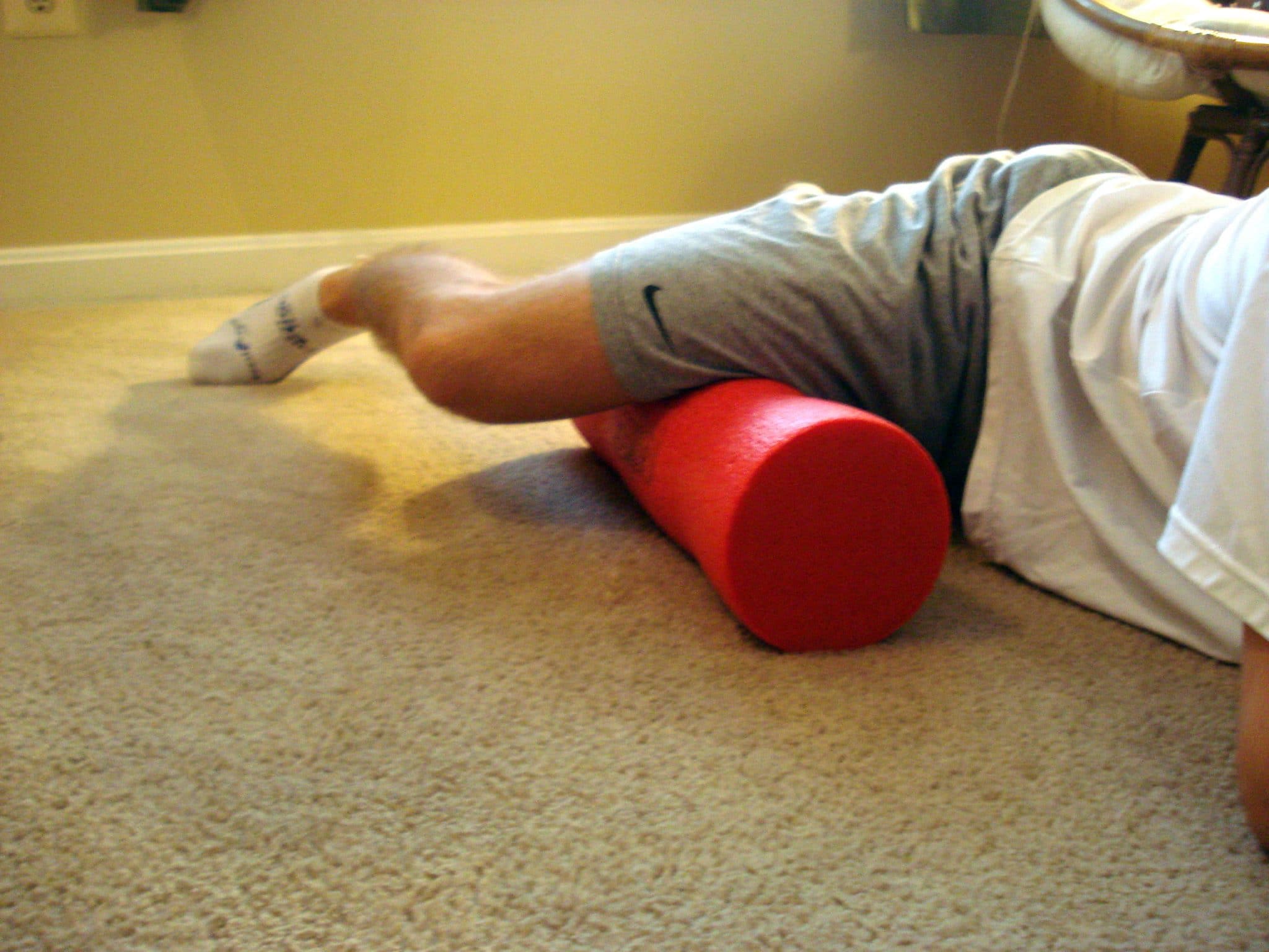 Foam rolling Adductor