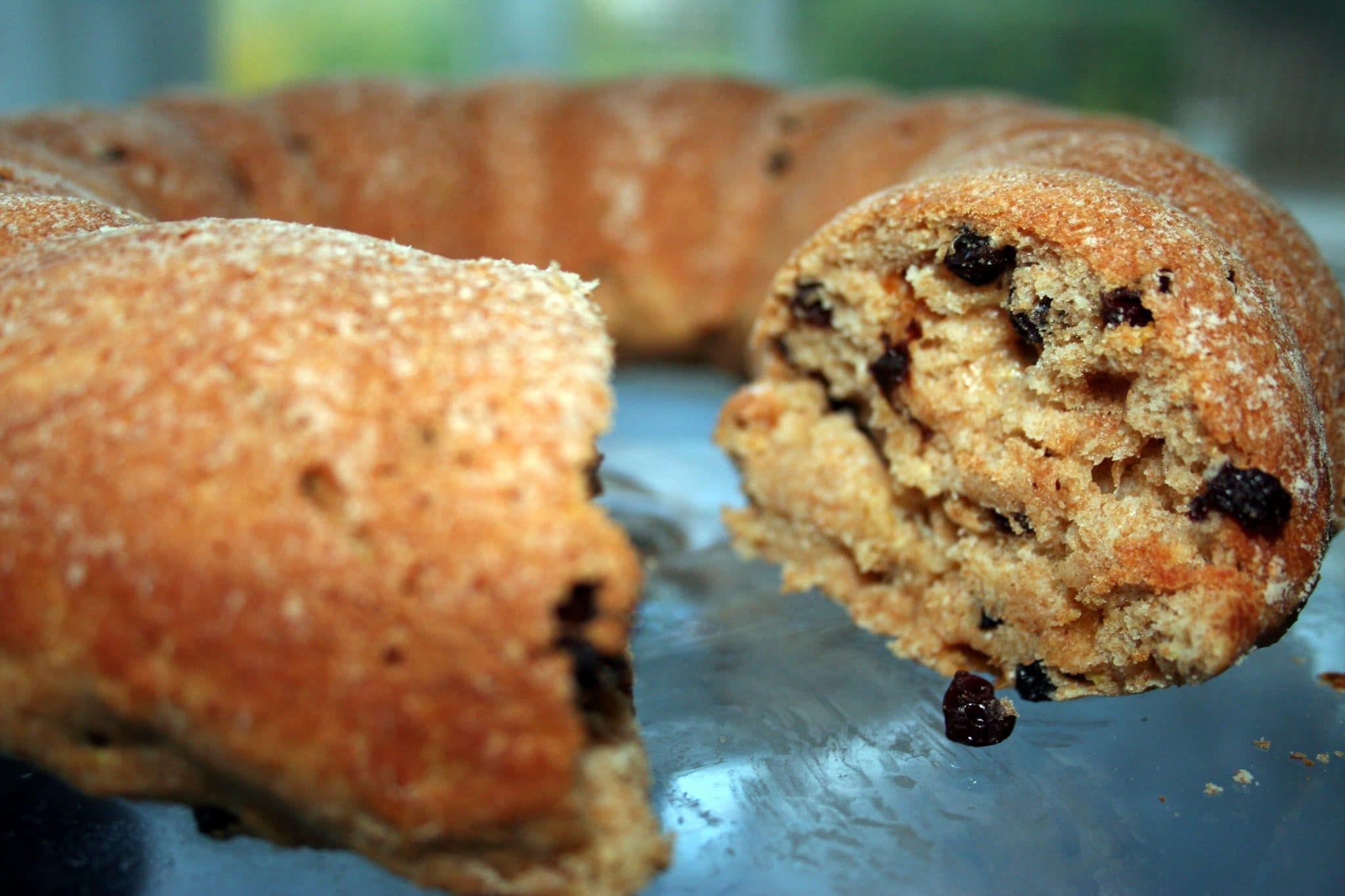 Vegan Orange-Currant Brunch Cake