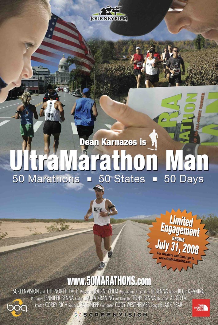 Cover of DVD Ultramarathon Man: 50 states, 50 marathons, 50 days