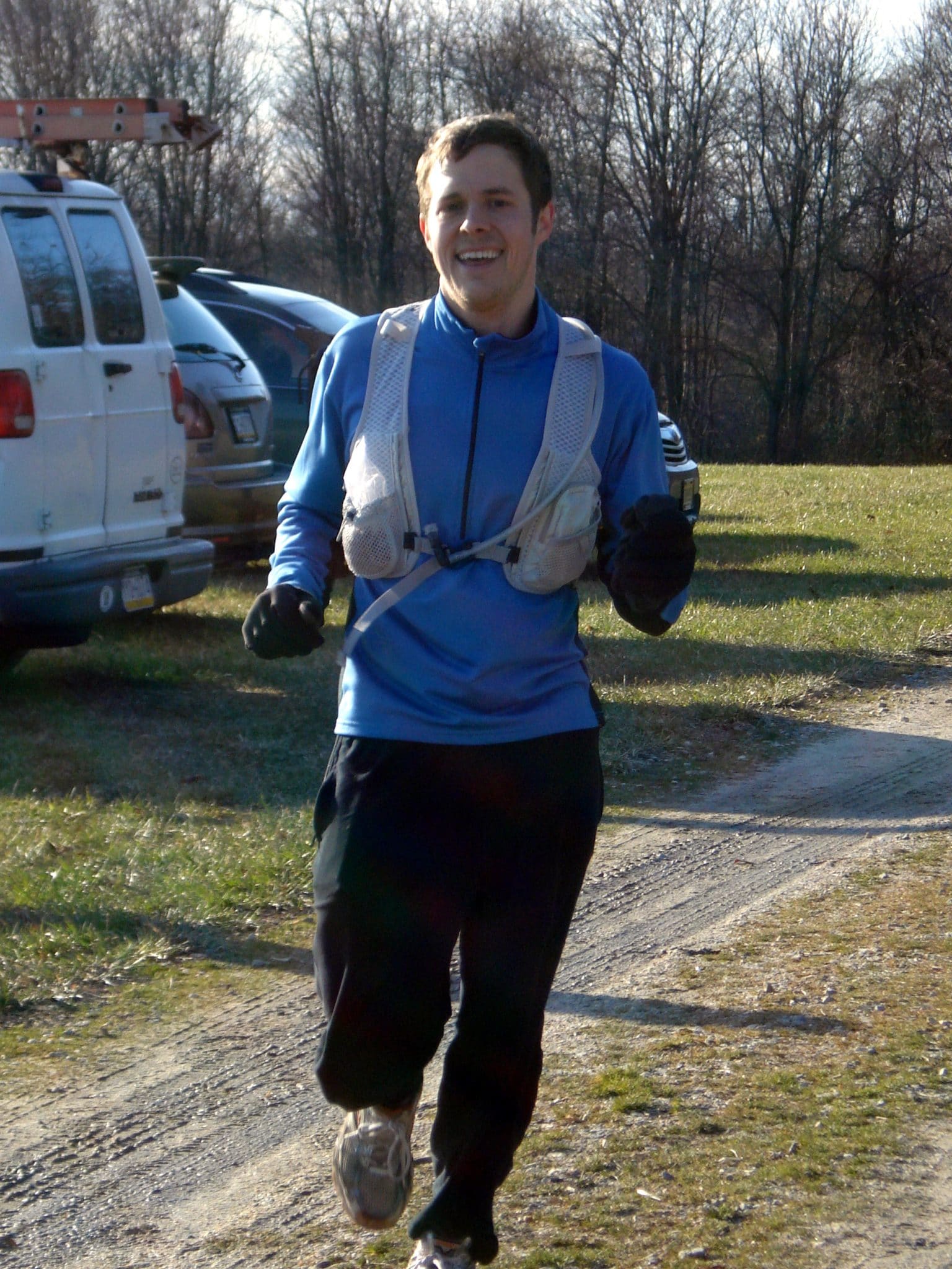 Matt running race