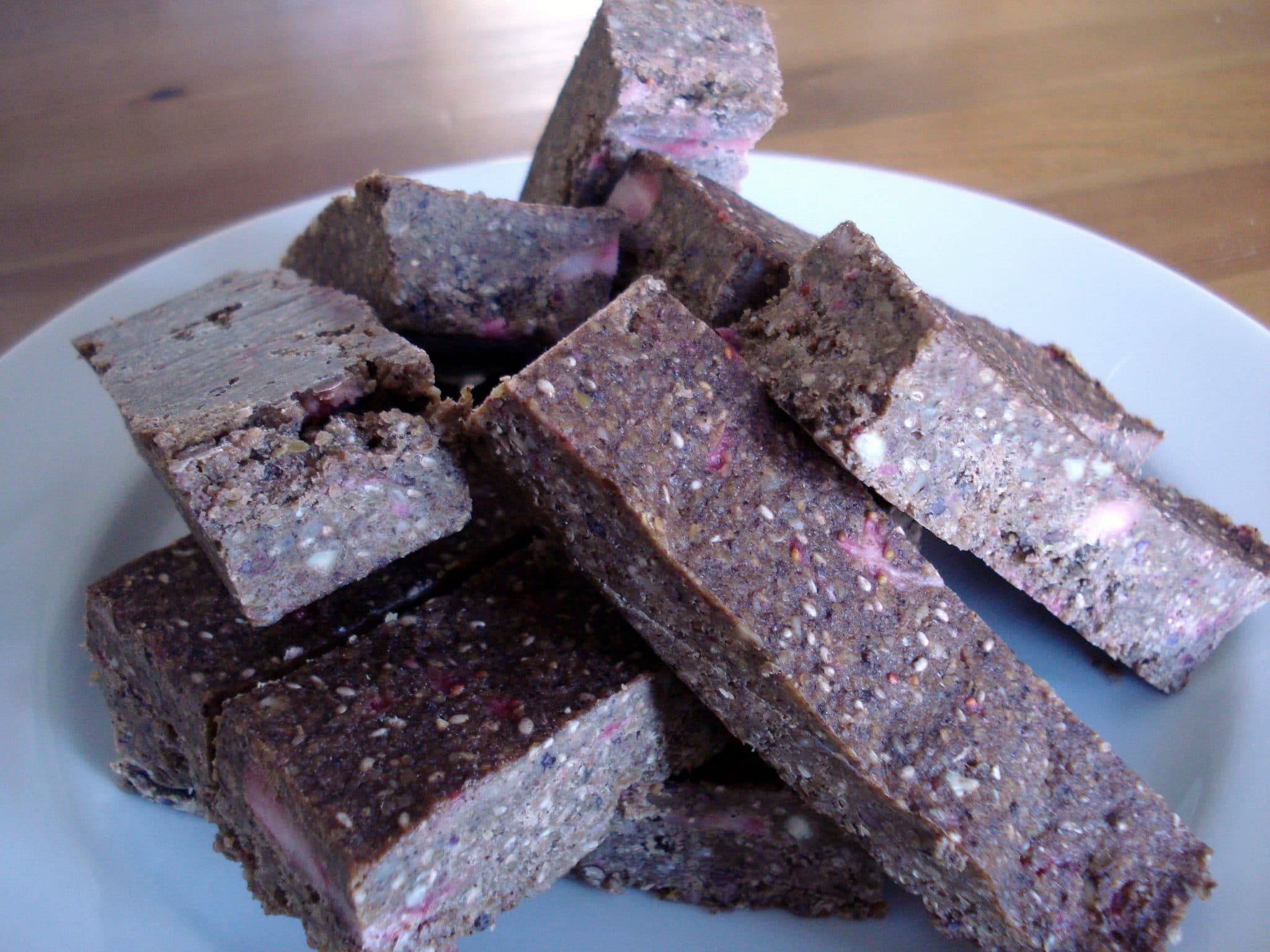 Carob Strawberry Chia Energy Bar