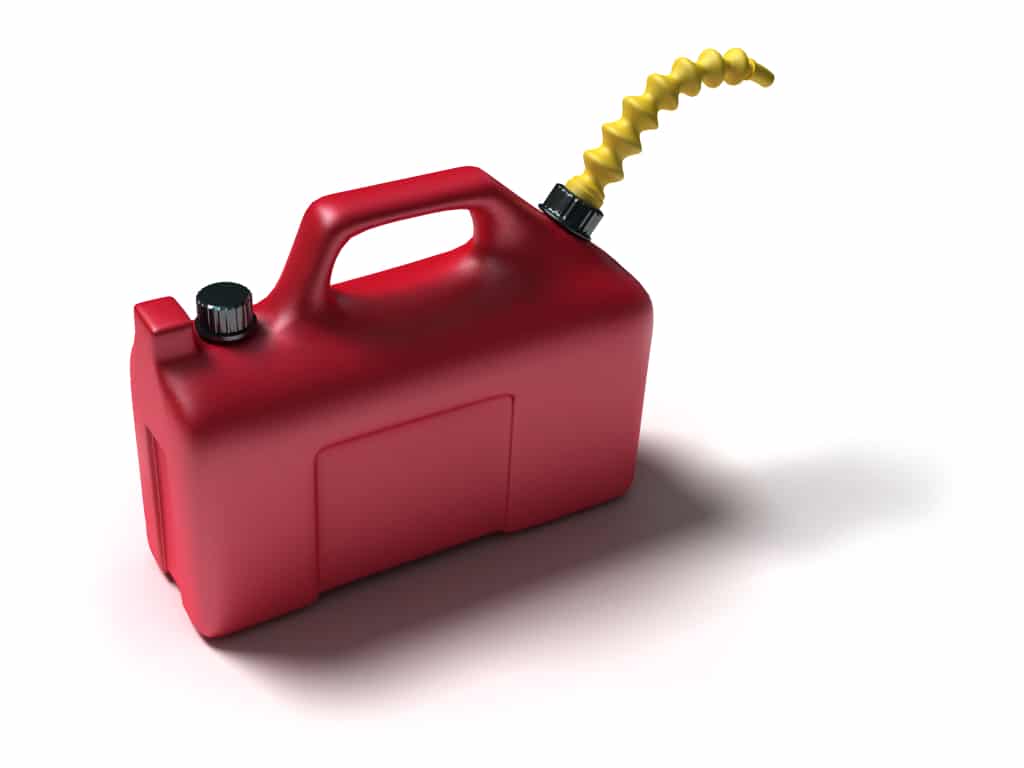 Red gas can