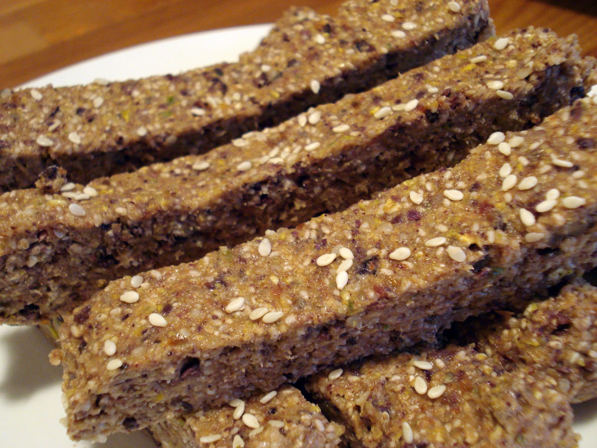 Spicy Carob Banana Energy Bars