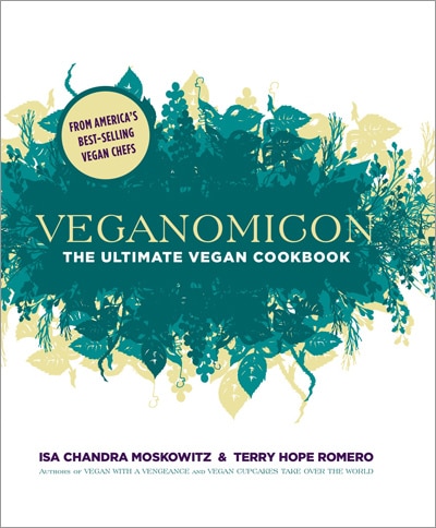 Veganomicon by Isa Chandra Moskowitz & Terry Hope Romero cookbook cover
