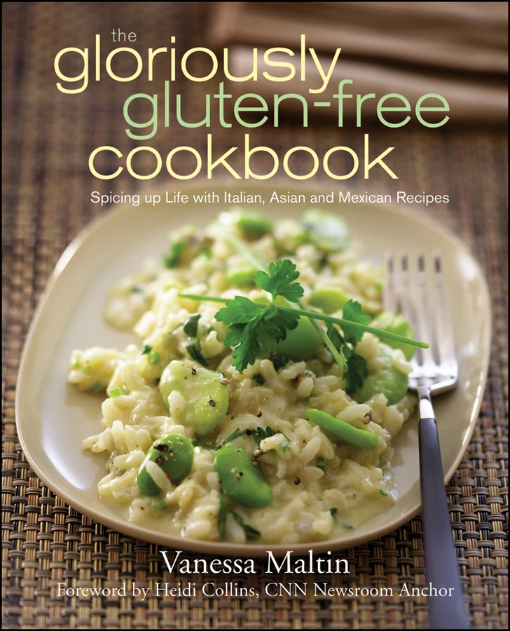 Gloriously Gluten-Free Cookbook by Vanessa Maltin cover of book