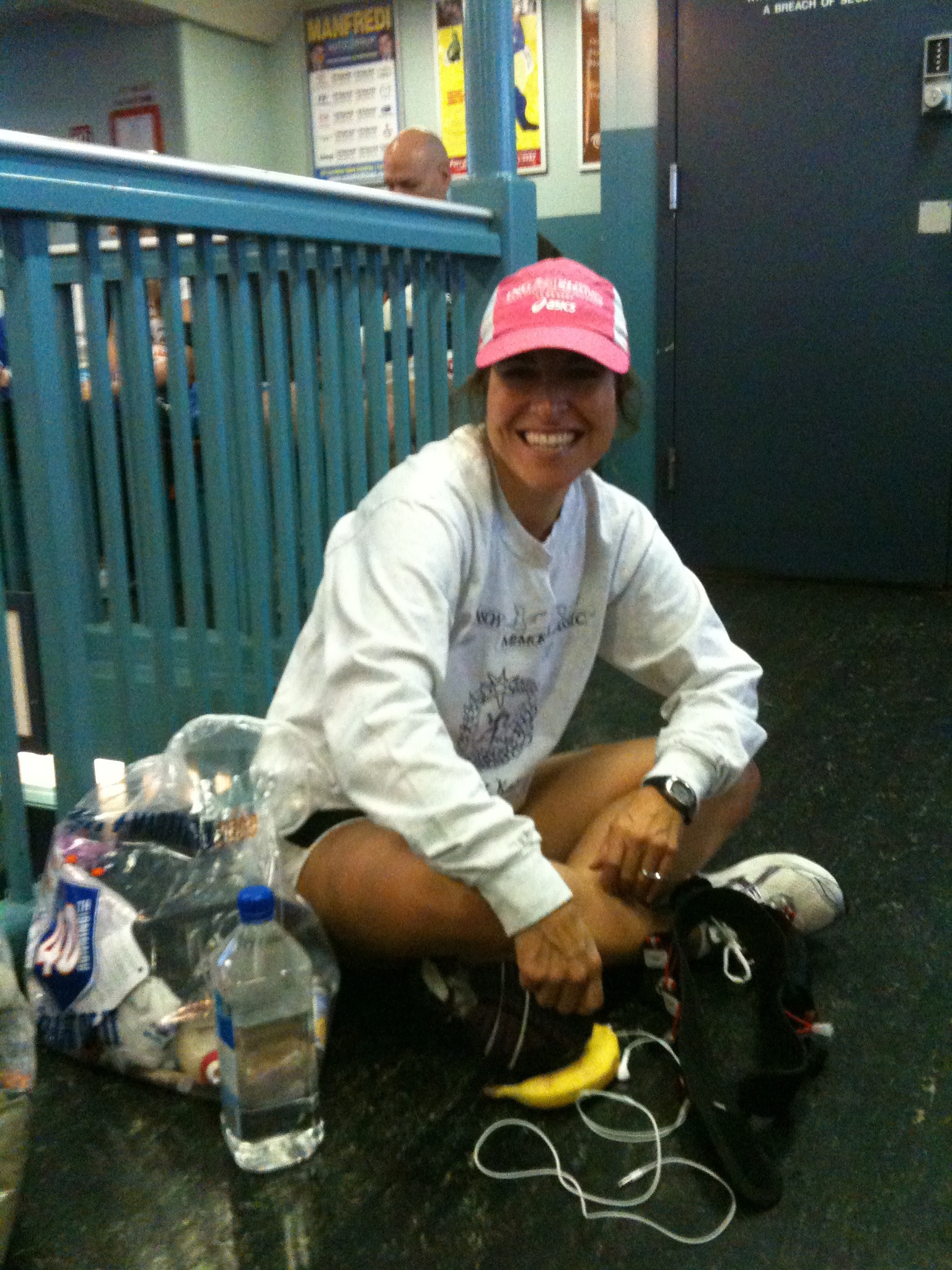 Terry Walters On the Staten Island Ferry, on the way to the NYC Marathon.