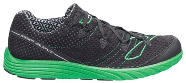 brooks green silence running shoes