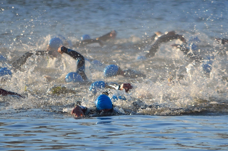 Tough triathlete mum sets a gritty example