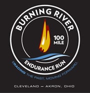 Burning River 100 Mile race logo