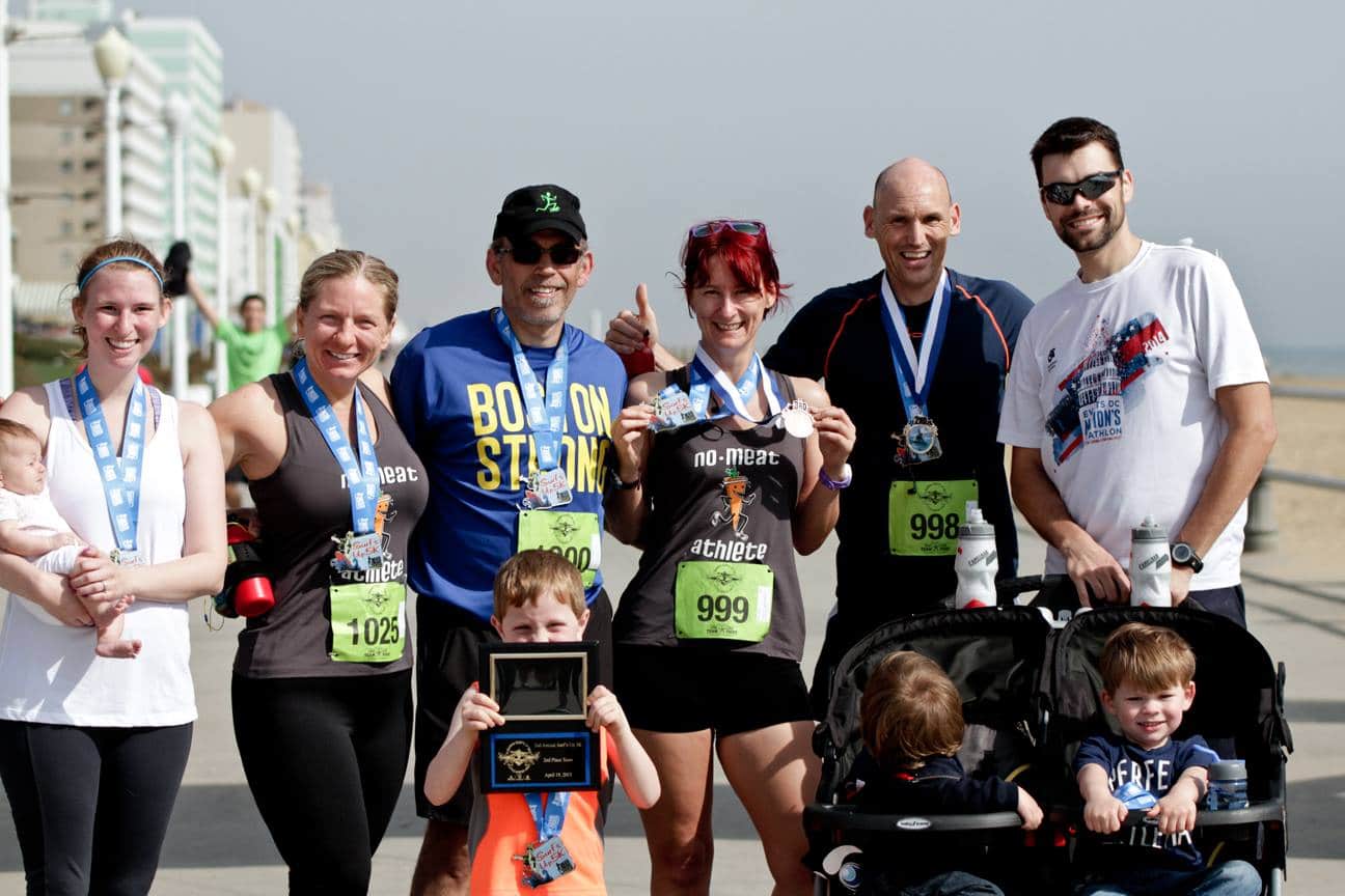 NMA Run Group Virginia Beach group after racing