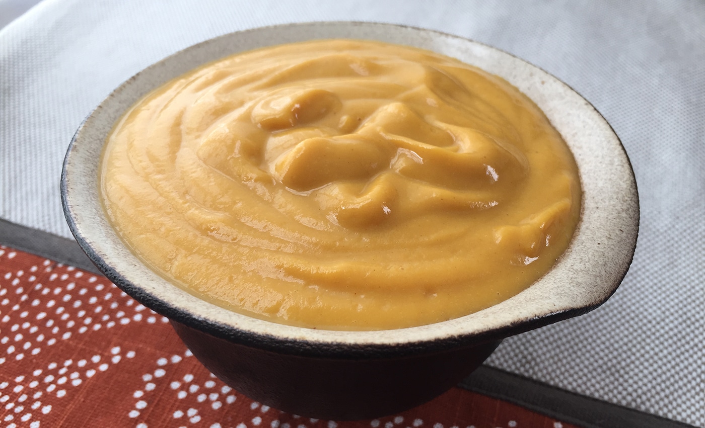 Bowl of Dijon Butternut Squash Sauce