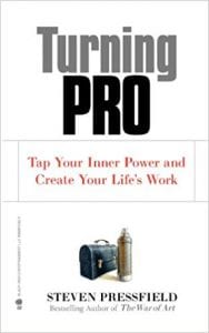 Cover of book Turning Pro by Steves Pressfield