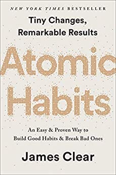 Cover of Atomic Habits by James Clear