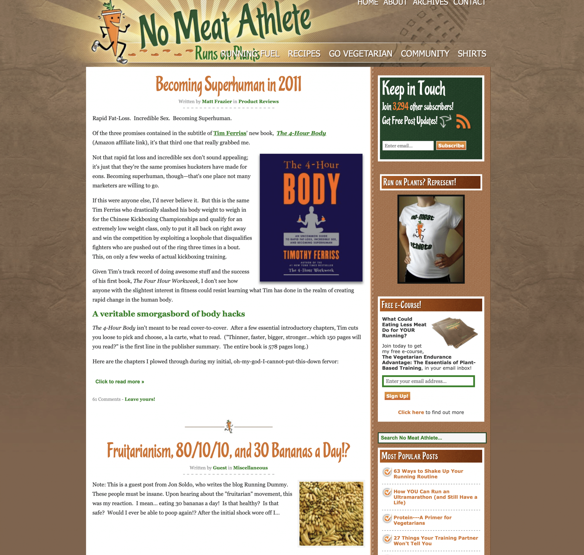 The Best Posts and Podcasts in 10 Years of No Meat Athlete No Meat