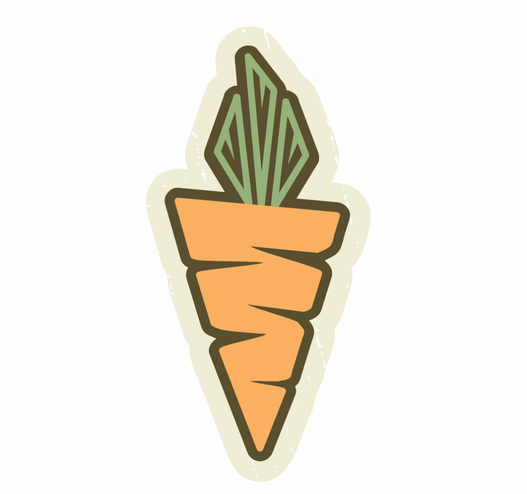 Modern and sleek single carrot